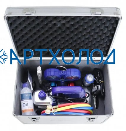 Набор инструментов DSZH WK-7P (R22, R134а, R404A) Набор инструментов DSZH WK-7P (R22, R134а, R404A)