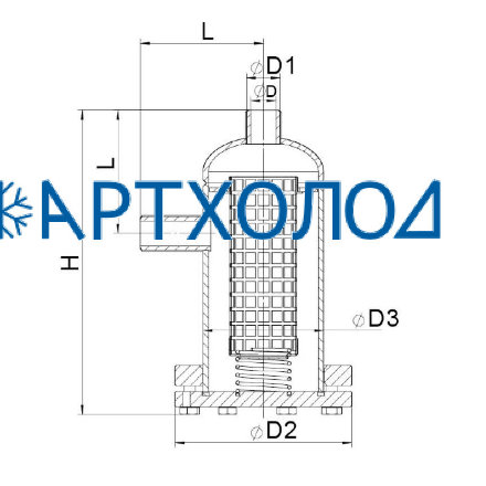 Картриджный фильтр CFVD DN40 Dofun Картриджный фильтр CFVD DN40 Dofun